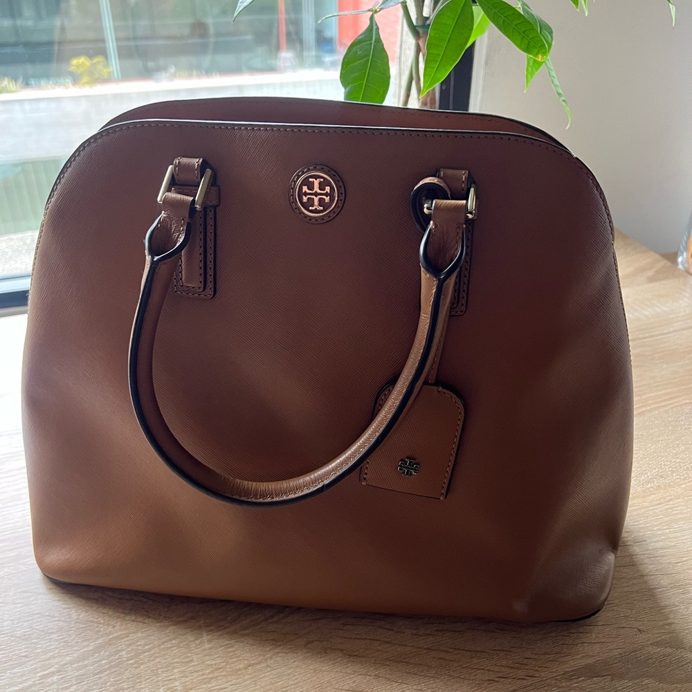 Tory Burch Tan Leather Satchel